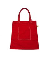 62008296_Bolsa roja con bolsillo interior 40*35cm