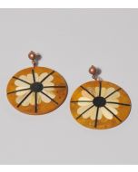 69441710_Pendientes madera trigo y calabaza 3,5 cm diam