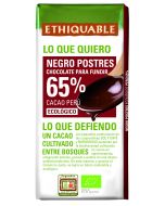 95950308_Chocolate Negro Postres 65% para fundir BIO 200 g