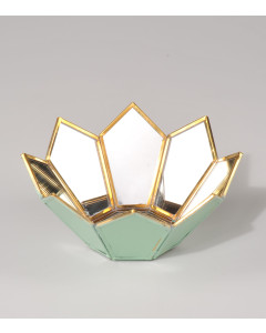 69441681_Base para vela cristal diam 18x8 cm