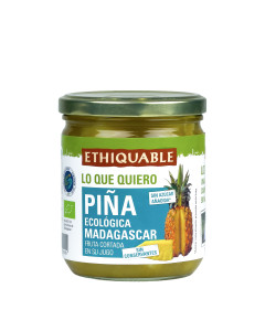 Piña natural en bote de cristal BIO 400 g