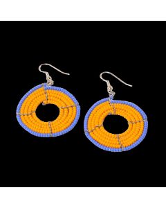 69448669_Pendientes Masai naranja