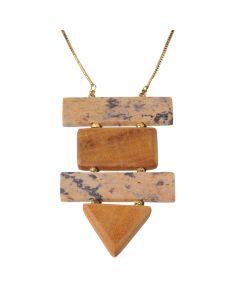 69448722_Collar de piedra Gorara y madera de teca