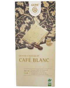 94901050_Chocolate Blanco con trocitos de Café BIO 100g