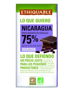 95950190_Chocolate Negro 75% Nicaragua BIO 100 g (FRIO)