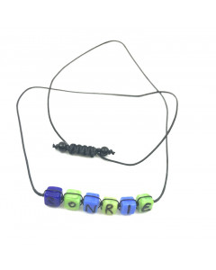 69438219_Collar con mensaje "sonrie" 65cm