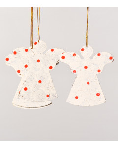 69440916_Set 4 Angelitos colgante de metal blanco 9 cm