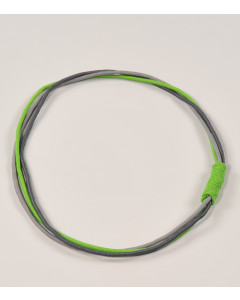 69441247_Colgante de cable de acero verde y gris 72 cm