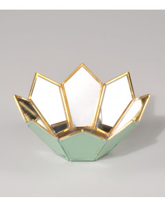 69441681_Base para vela cristal diam 18x8 cm