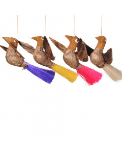 69448679_4 colgantes de pájaro de aprox. 12 cm