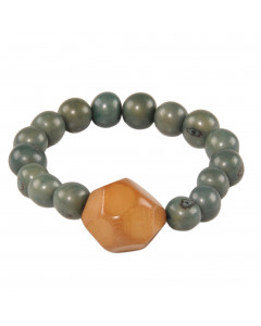 69448844_PULSERA Tagua Acai camel verde