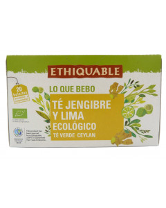 95950009_Té Verde Jengibre y Lima BIO 20 bolsitas 36g