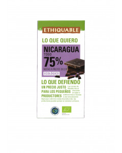 95950190_Chocolate Negro 75% Nicaragua BIO 100g