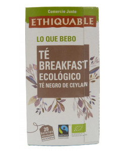 95950205_Té negro Breakfast Ceylan BIO 20 bolsitas 36 g