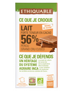 95950323_Chocolate con Leche 56% cacao Perú BIO 100 g