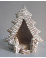 69440059_Árbol de Navidad con Nacimiento, 3 piezas, 18,5x18