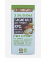 95950367_Tableta cacao Crudo 82% Ecuador BIO 80 g