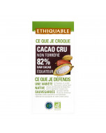 95950367_Tableta cacao Crudo 82% Ecuador BIO 80 g